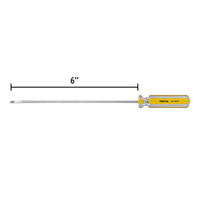 Desarmador cabinet 1/8 x 6' mango de PVC, Pretul DG-1/8X6TP 21465 MM00