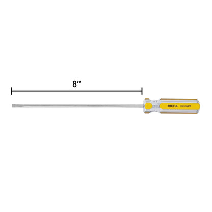 Desarmador cabinet 3/16 x 8' mango de PVC, Pretul DG-3/16X8TP 21469 MM00