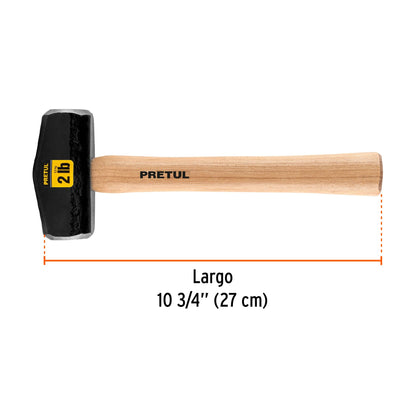 Marro tipo Nevada 2 lbs. mango 10-3/4', Pretul DHT-2P 22215 MM0