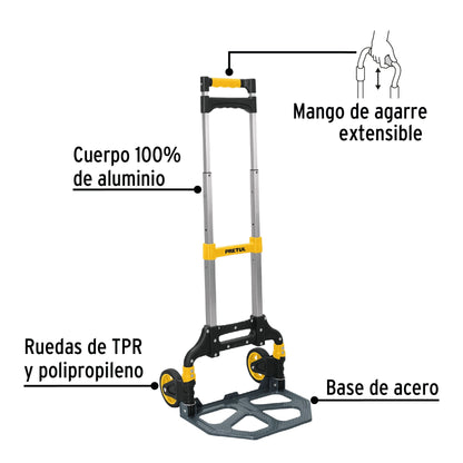 Diablo de carga, plegable, 100 kg, Pretul DIA-100P 24127 MM1