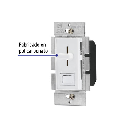 Atenuador de Luz deslizable con interruptor, línea Classic DIM-CL2 46301 MM00