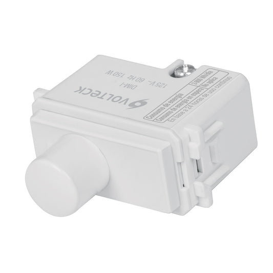 Dimmer giratorio, línea Italiana, color blanco, Volteck DIM-IB 48138 MM00