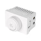 Dimmer giratorio blanco de 1.5 módulos, línea Lisboa DIM15-LB 47953 MM00