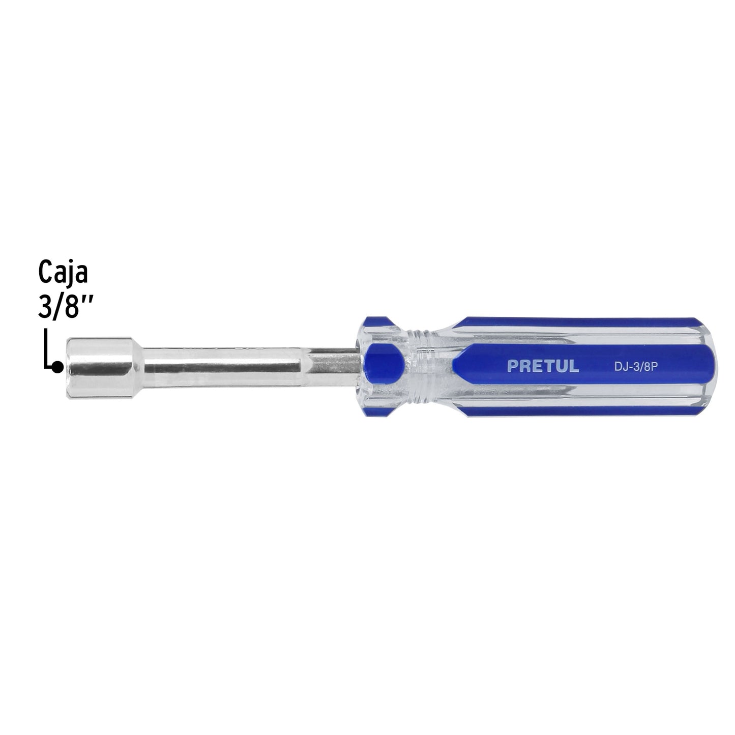 Desarmador de caja 3/8' mango de PVC, Pretul DJ-3/8P 29991 MM00