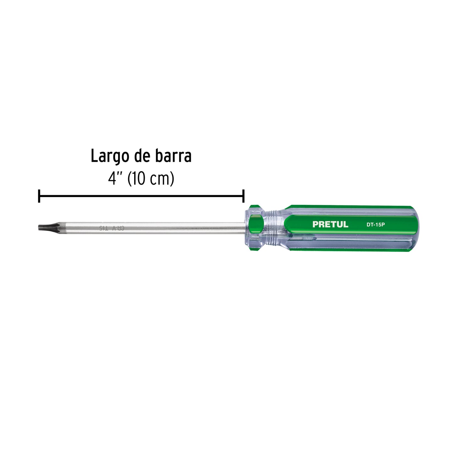 Juego de 6 desarmadores Torx mango de PVC, Pretul DT-6P 27192 MM00