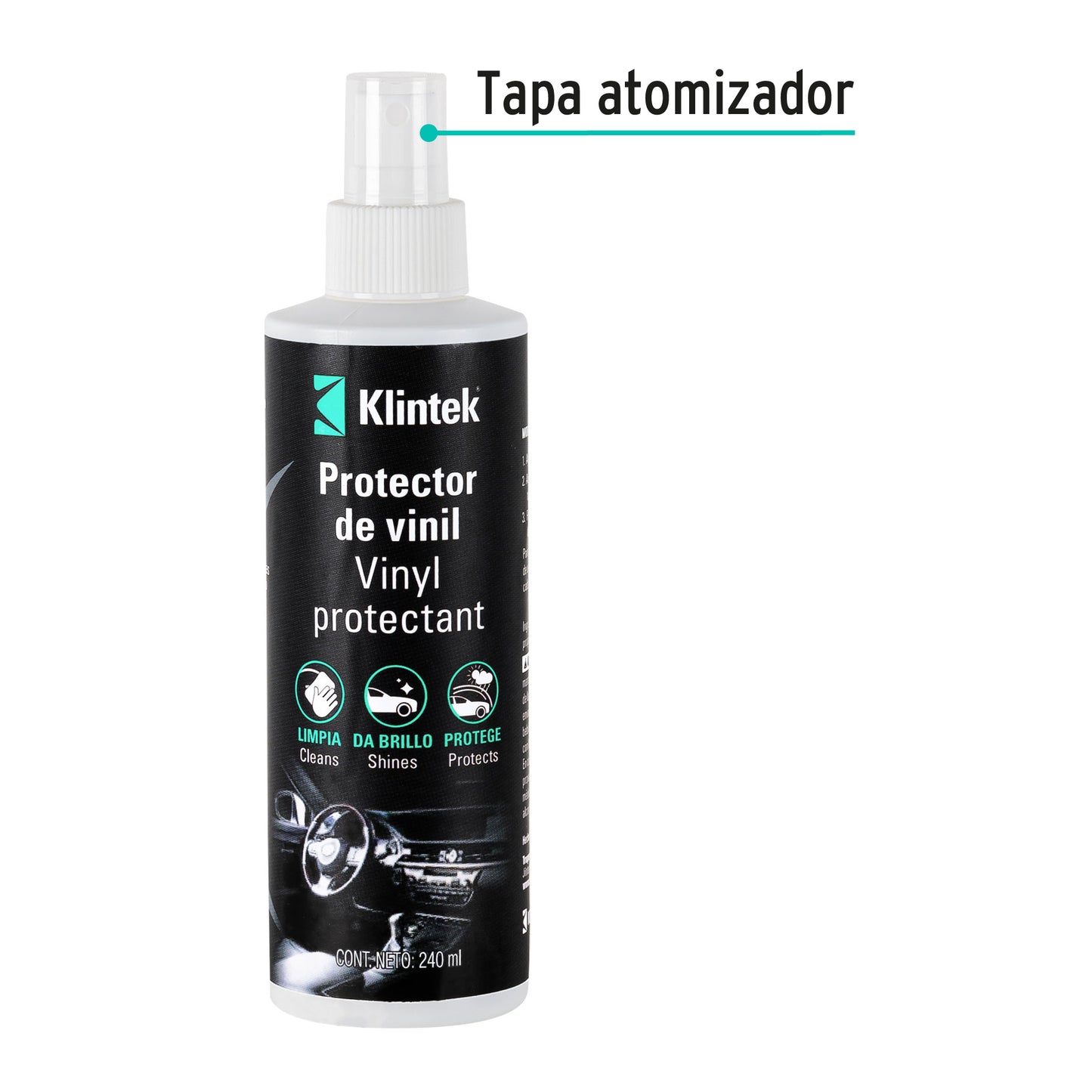 Líquido protector de vinil, 240 ml, Klintek EA-51 57094 MM00