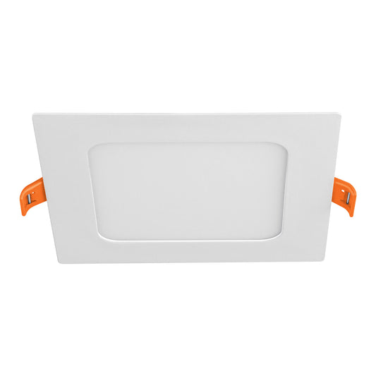 Luminario ultra delgado LED 6 W empotrar cuadrado luz cálida EMP-400LC 47406 MM0