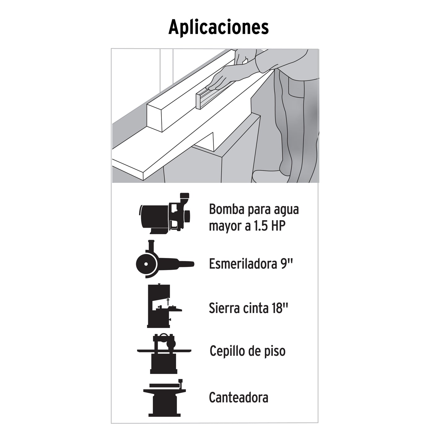 Extensión reforzada aterrizada 20 m 3x12 AWG, Volteck ERA-20X12 46556 MM0