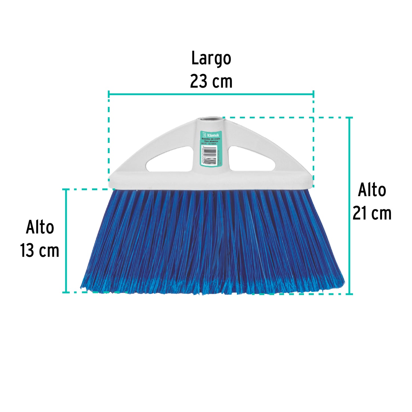 Escoba de vinilo, tipo abanico sin bastón, chica ES-160AC 58170 MM2