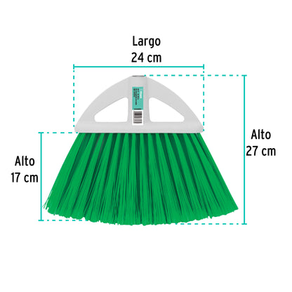 Escoba de vinilo, tipo abanico sin bastón, grande ES-250AC 58171 MM2