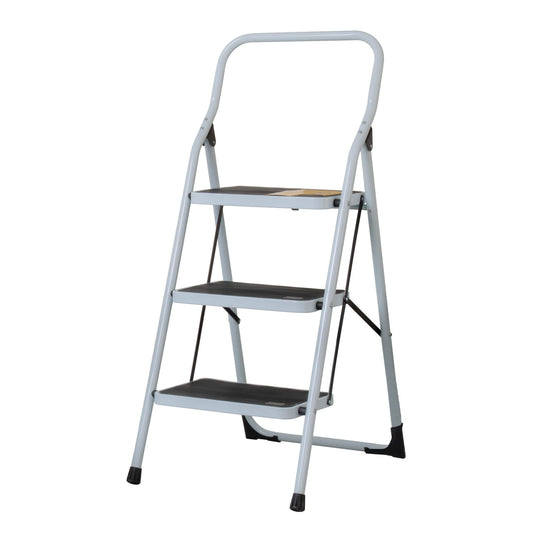 Escalera tubular, plegable, 3 peldaños, Pretul ESTU-3P 24120 MM00