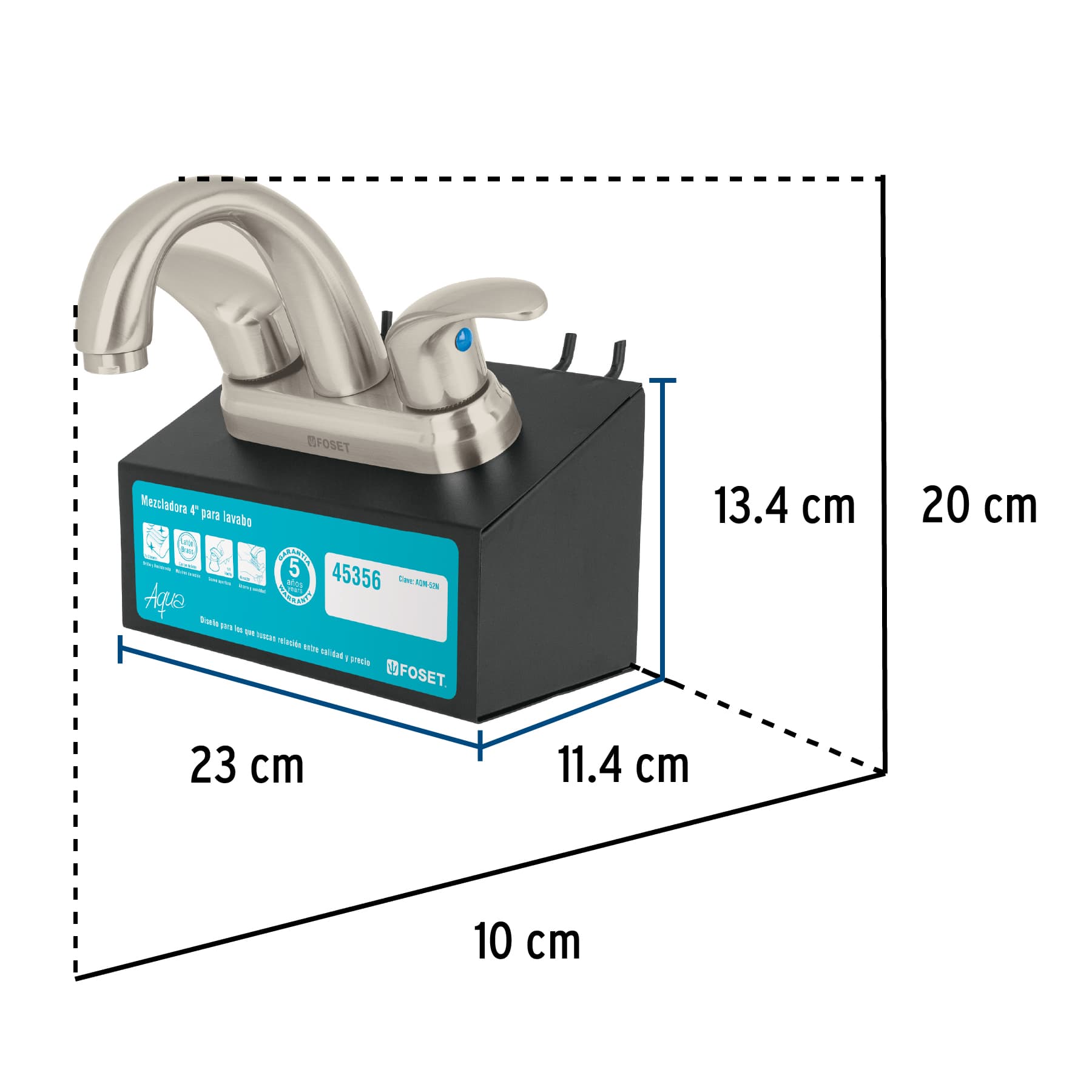 Exhibidor con mezcladora AQM-52N, Foset EX-AQM-52N 55970 MM3