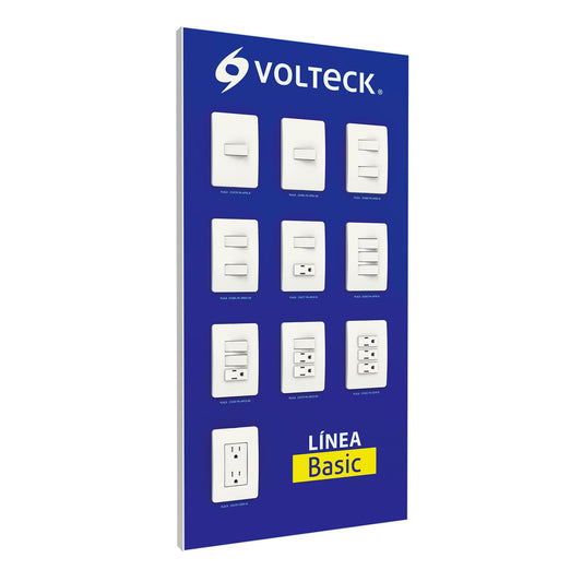 Exhibidor de Línea Basic armada, Volteck EX-BA-VK 57026 MM3