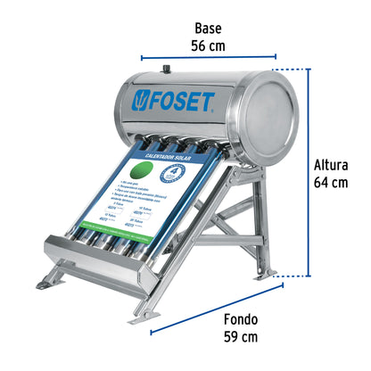 Exhibidor con maqueta de calentador de agua solar, Foset EX-CALE-S 56370 MM3