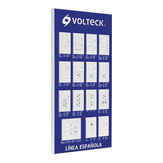 Exhibidor de Línea Española, Volteck EX-ES-VK 57025 MM3