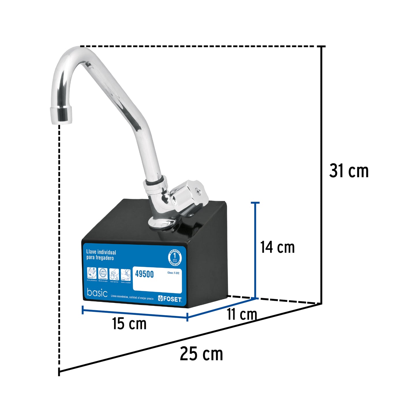 Exhibidor con mezcladora F-312, Foset EX-F-312 55594 MM3