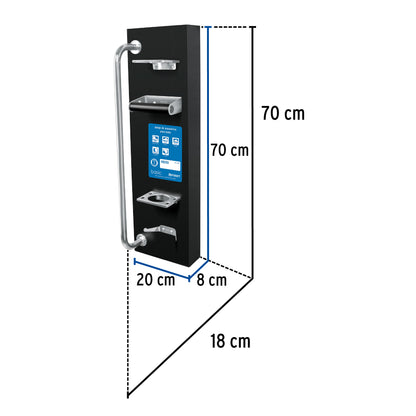 Exhibidor con juego de accesorios A-800, Foset EX-F-A-800 55287 MM3