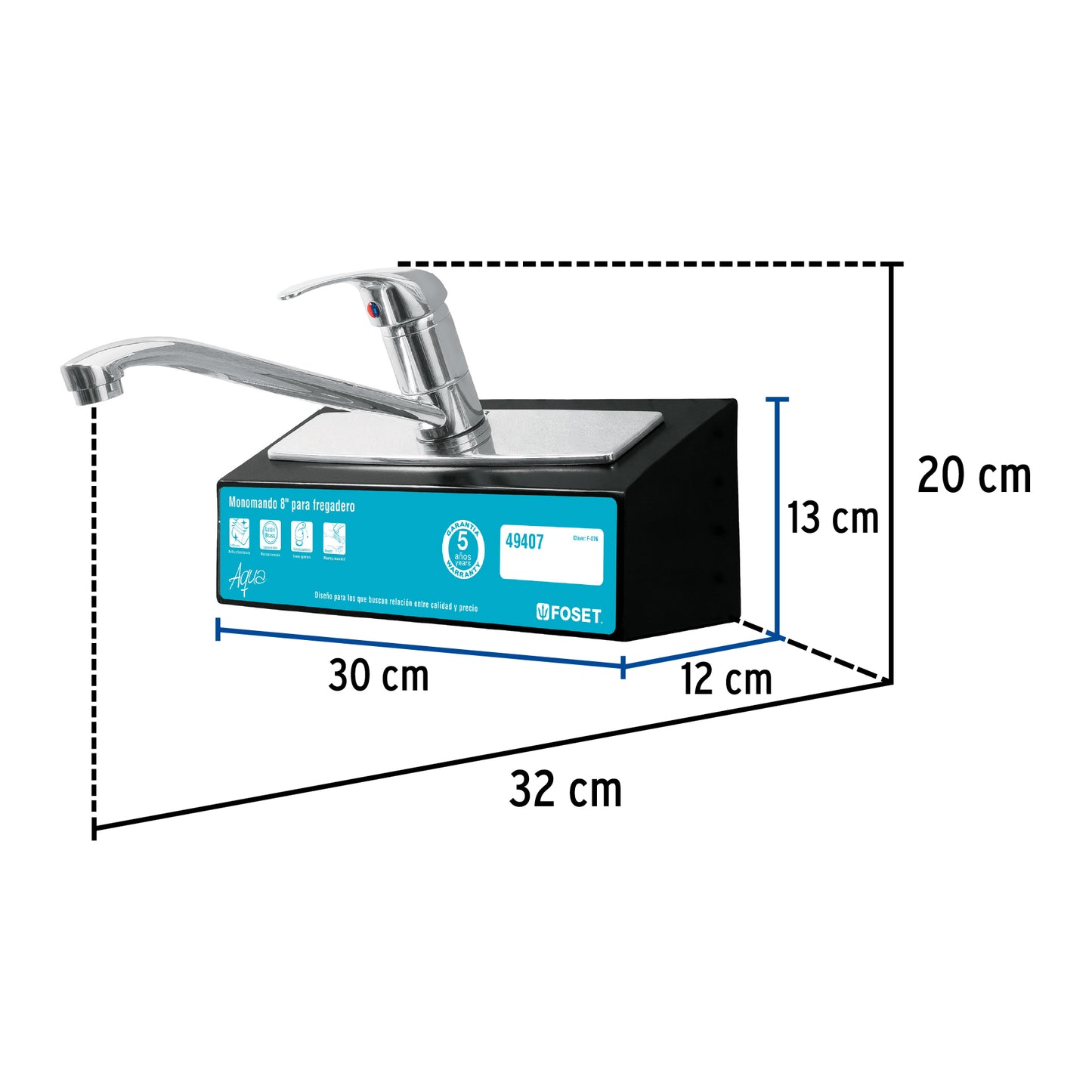 Exhibidor con mezcladora AQF-85, Foset EX-F-AQF-85 55459 MM3