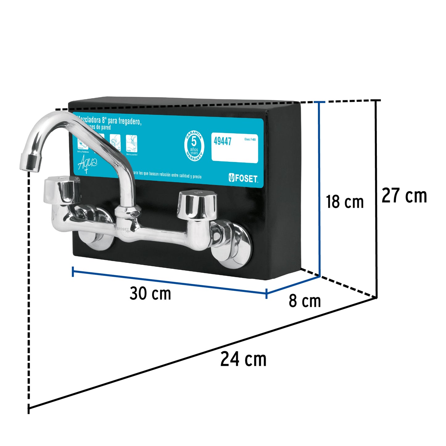 Exhibidor con mezcladora AQF-92, Foset EX-F-AQF-92 55588 MM3