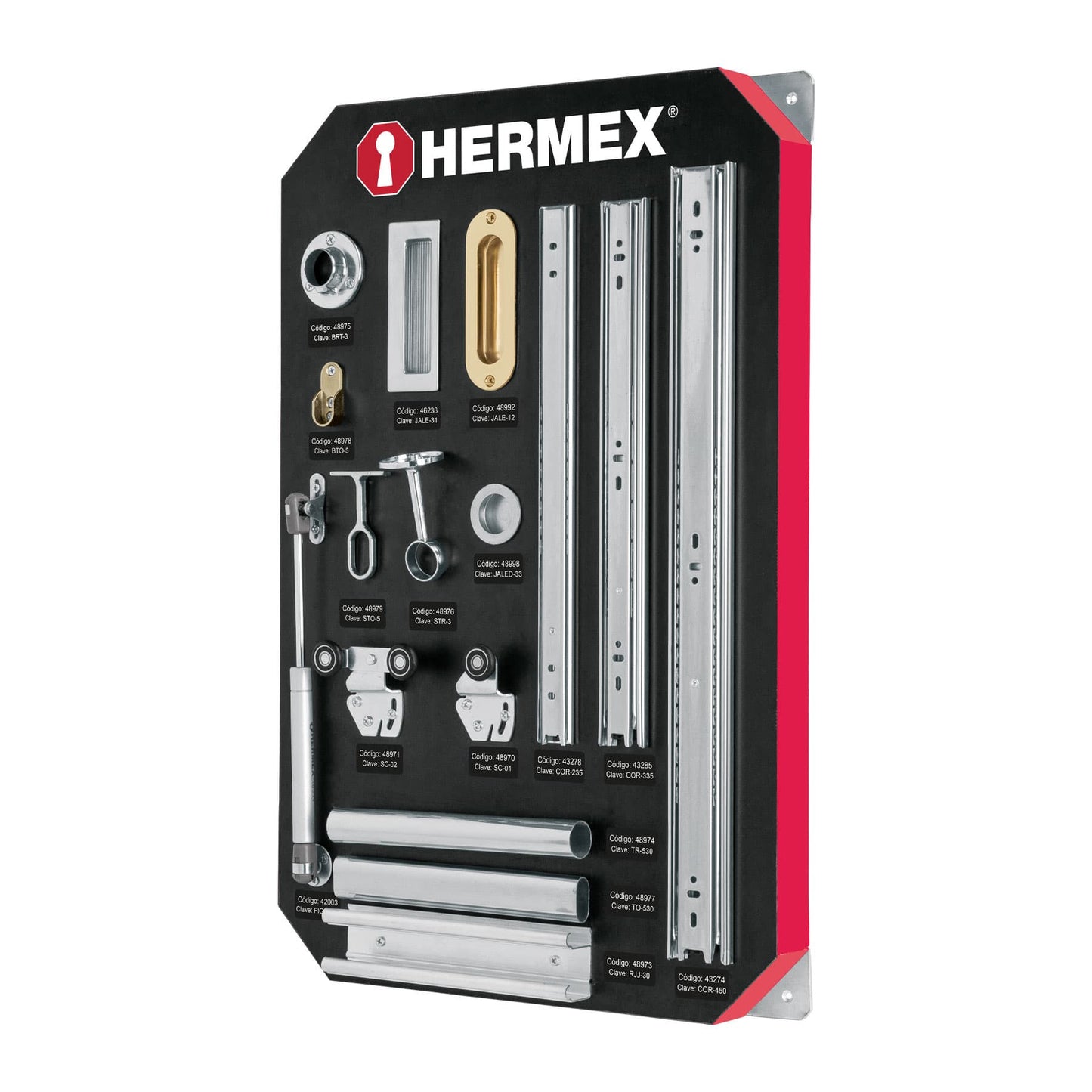 Exhibidor Hermex de accesorios para closet EX-HE-CLO 57189 MM3