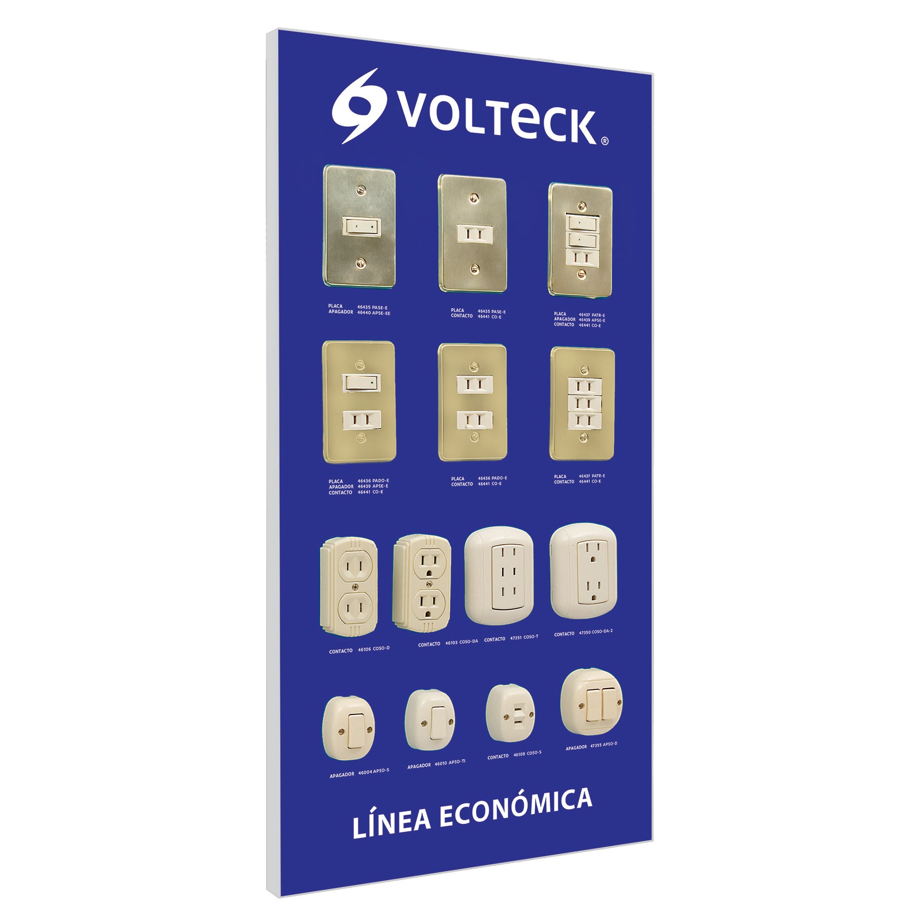 Exhibidor línea económica, Volteck EX-LE-VK 51584 MM3