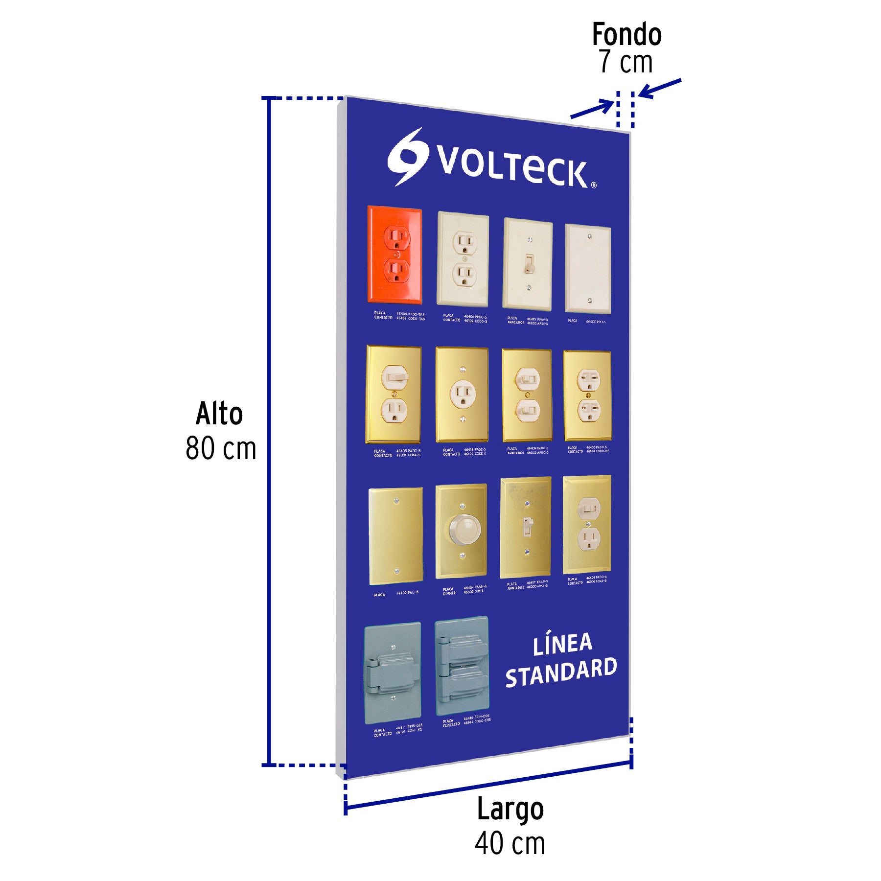 Exhibidor línea standard, Volteck EX-LS-VK 51585 MM3