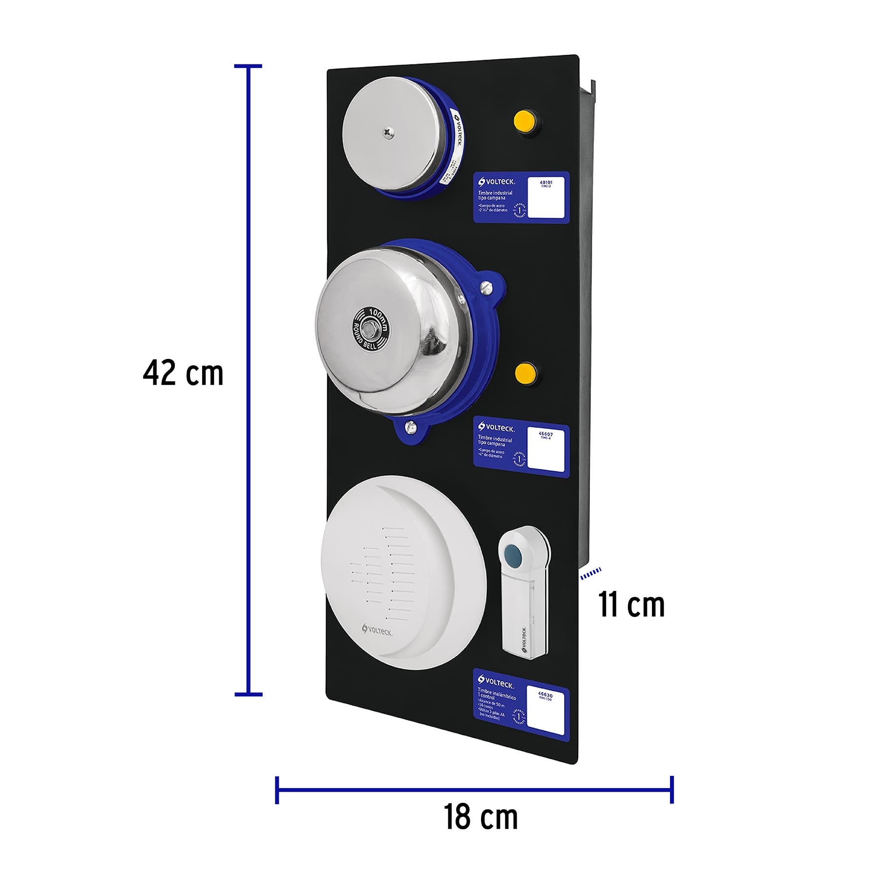 Exhibidor probador de timbres, Volteck EX-TIM-VK 51589 MM3