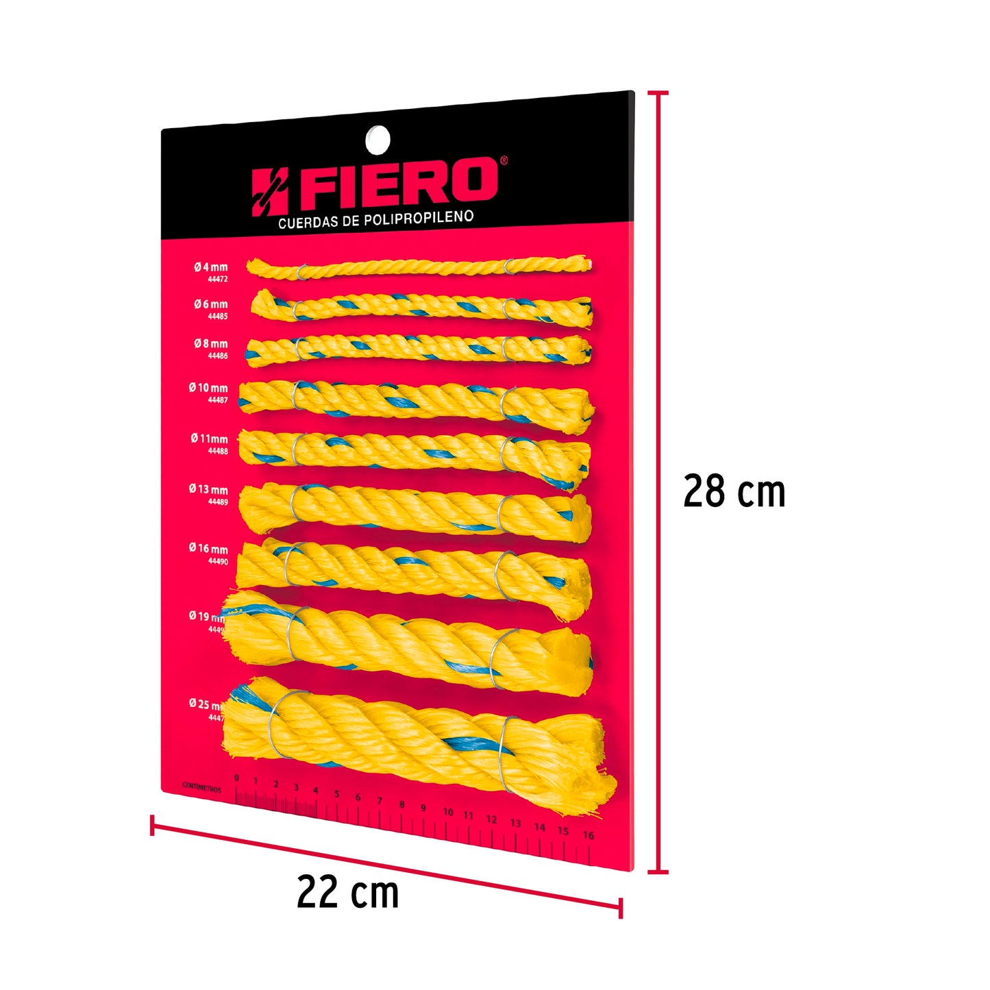 Exhibidor Fiero de cuerdas de polipropileno EXF-CUE 55694 MM3