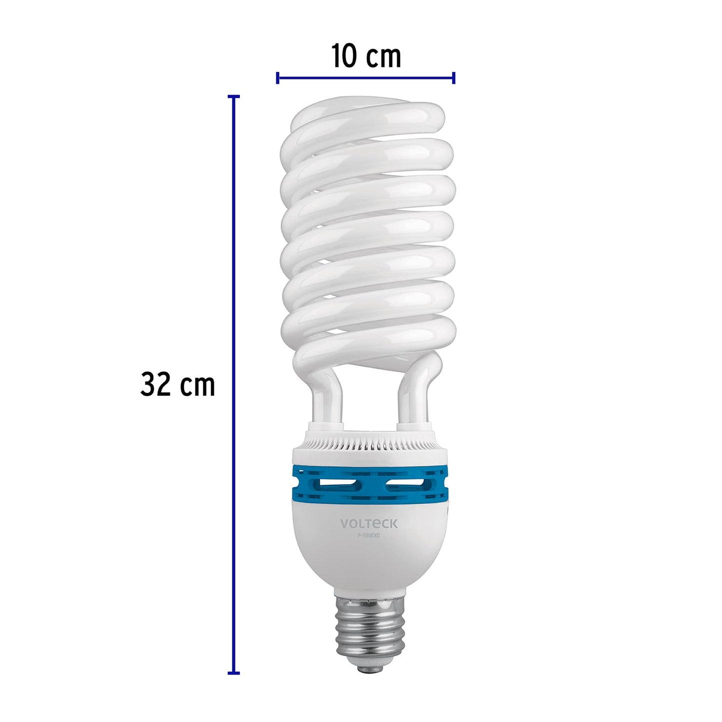 Lámpara espiral 105 W base mogul E39 220 V luz día, caja F-105EXC 48261 MM0