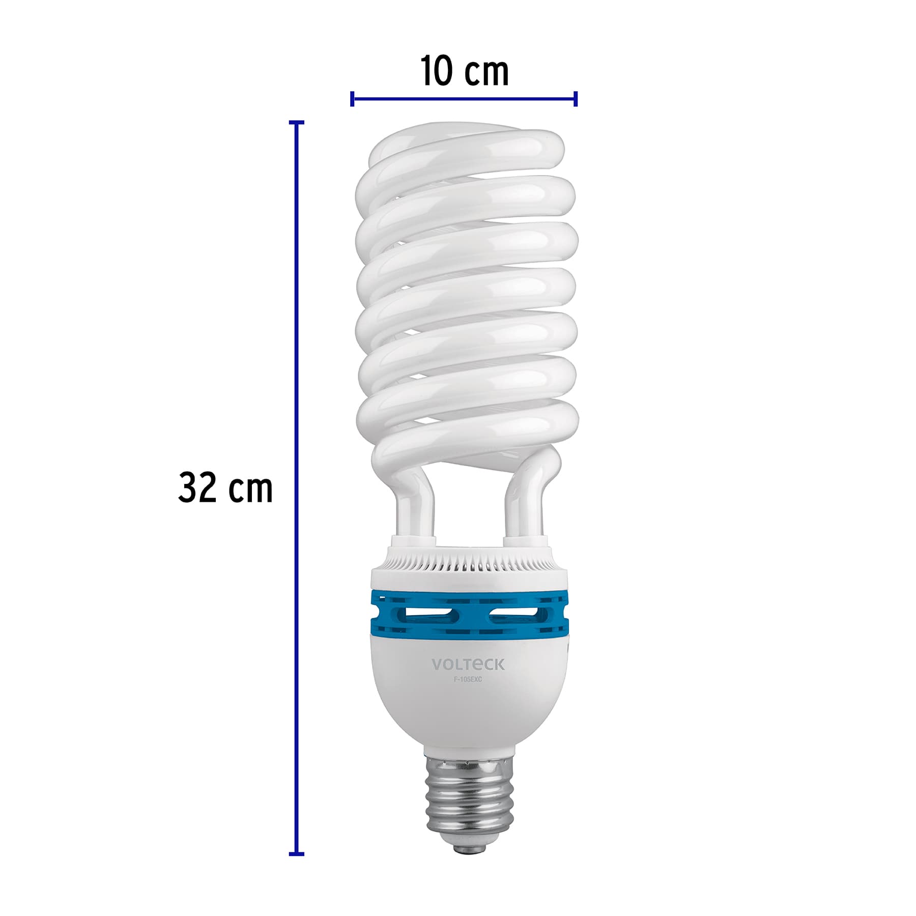 Lámpara espiral 105 W base mogul E39 220 V luz día, caja F-105EXC 48261 MM0