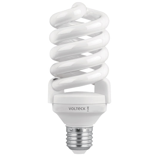 Lámpara espiral T4 24 W luz de día en blíster, Volteck F-24E 48215 MM0