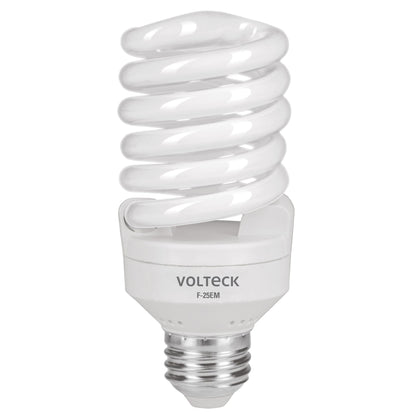 Lámpara espiral mini T2 25 W luz de día en blíster, Volteck F-25EM 48506 MM0