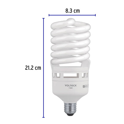 Lámpara espiral T4 65 W alta potencia luz de día, caja F-65E4 46830 MM0