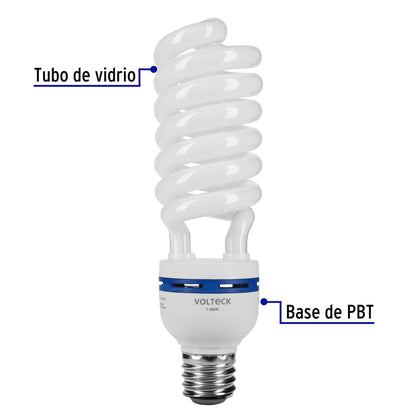 Lámpara espiral 65 W base mogul E39 220 V luz día, caja F-65EXC 48222 MM0