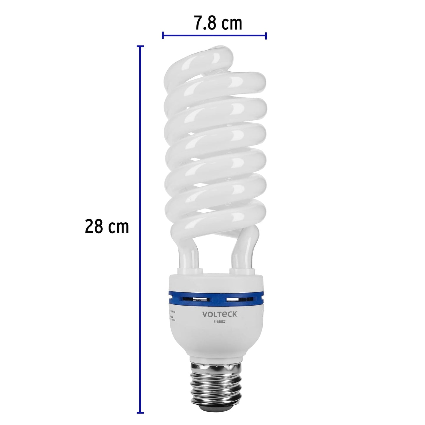 Lámpara espiral 65 W base mogul E39 220 V luz día, caja F-65EXC 48222 MM0