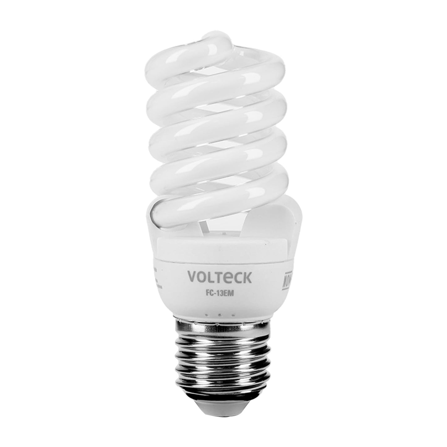 Lámpara espiral mini T2 13 W luz cálida en blíster, Volteck FC-13EM 48505 MM0