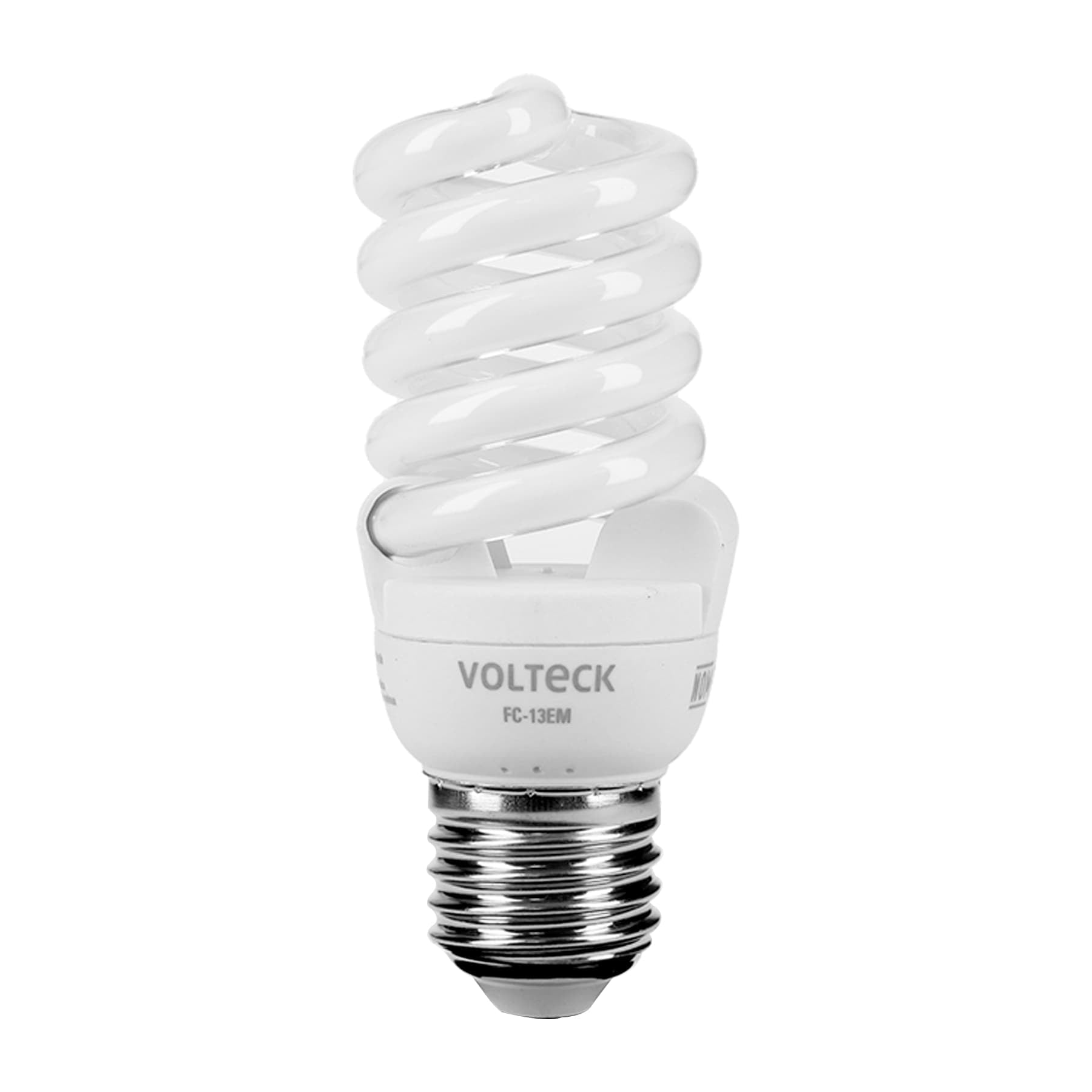 Lámpara espiral mini T2 13 W luz cálida en blíster, Volteck FC-13EM 48505 MM0