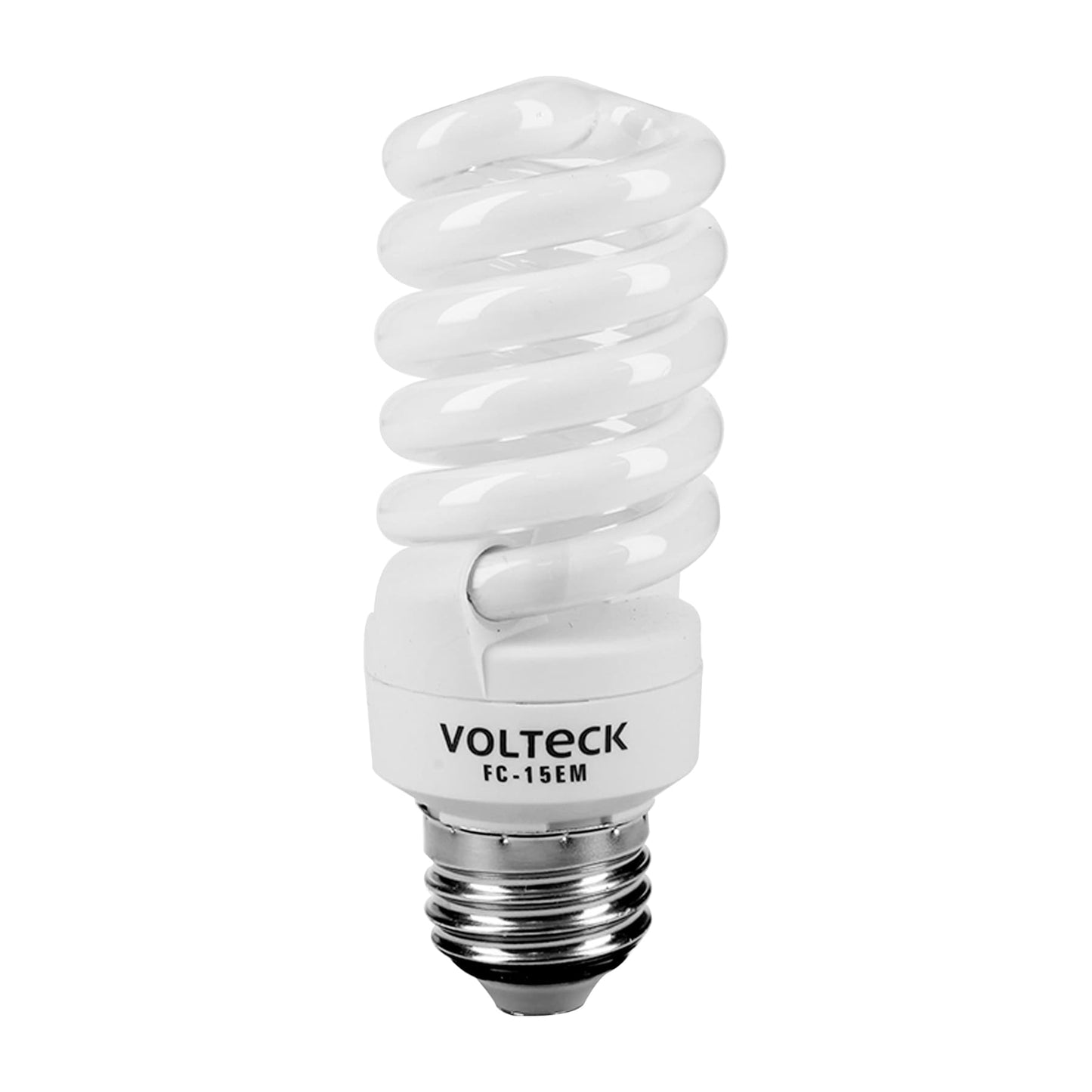 Lámpara espiral mini T2 15 W luz cálida en blíster, Volteck FC-15EM 48205 MM0