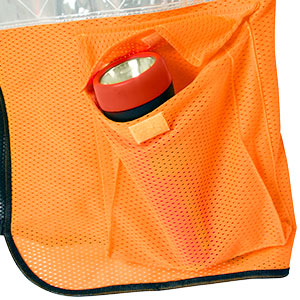 CHALECO MICROPRISMA NARANJA TALLA XL	