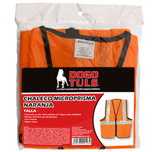 CHALECO MICROPRISMA NARANJA TALLA XL	