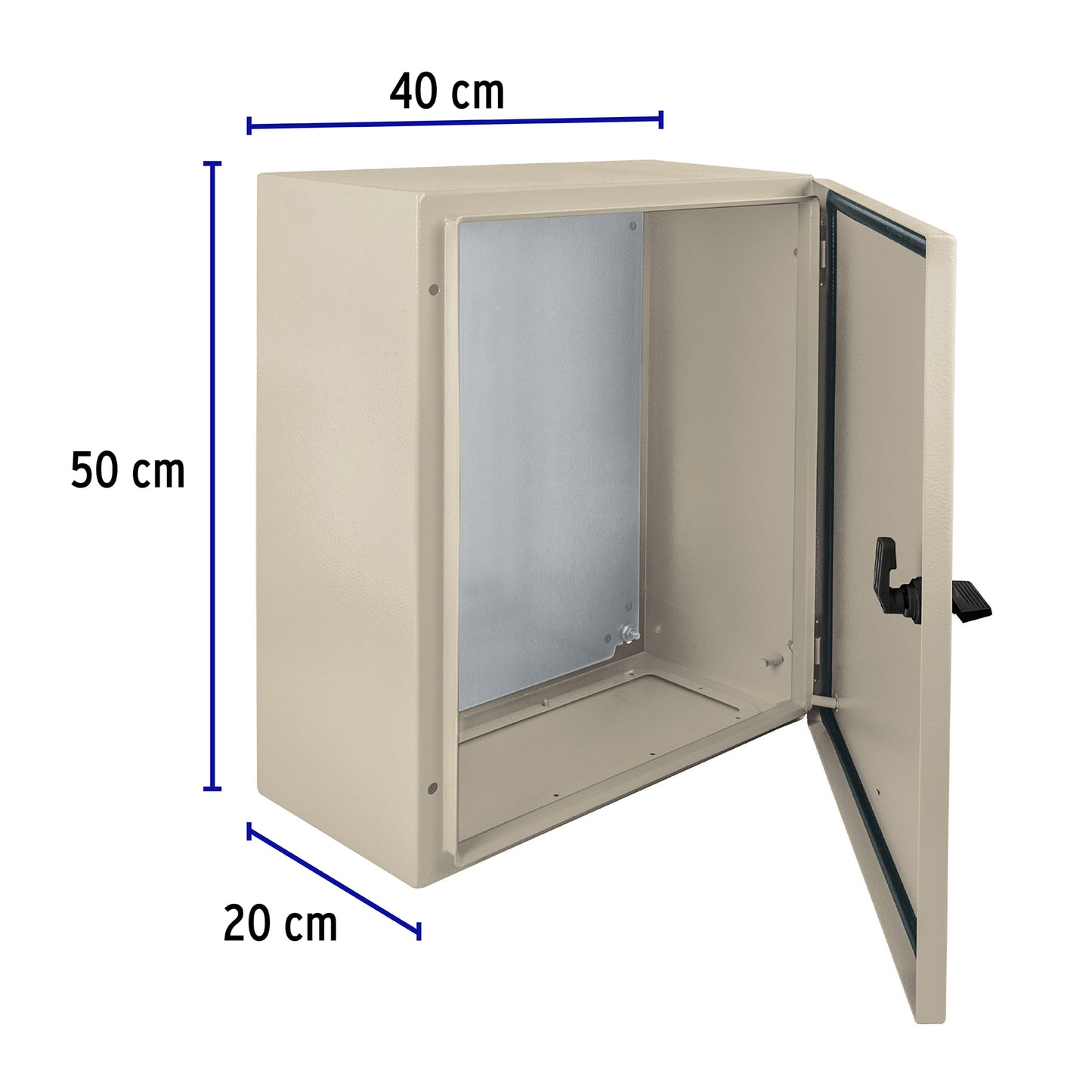 Gabinete metálico, 500 x 400 mm, Volteck GAME-5040 46385 MM00