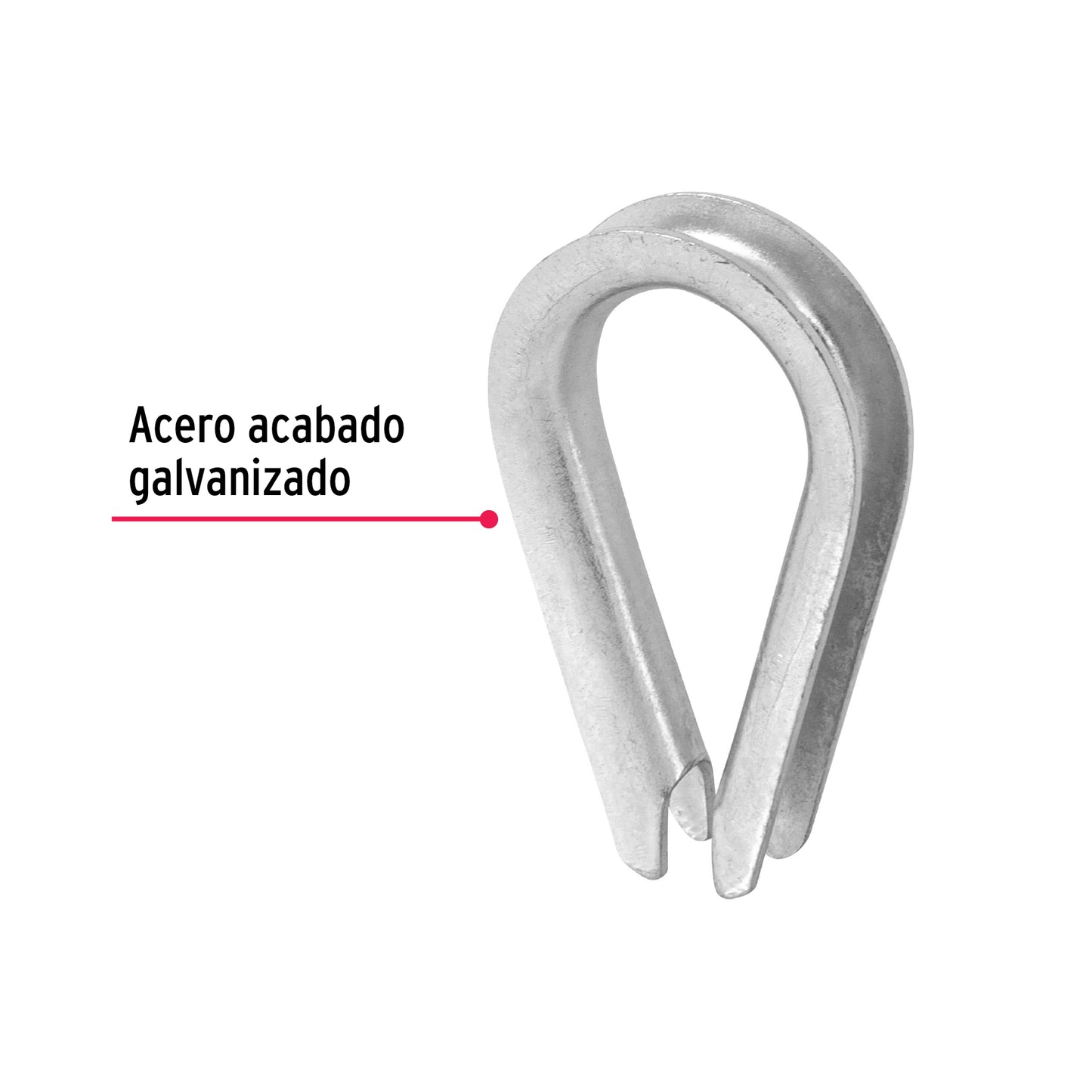 Bolsa con 10 guardacabos para cable de acero de 3/16', Fiero GC-3/16 49909 MM00