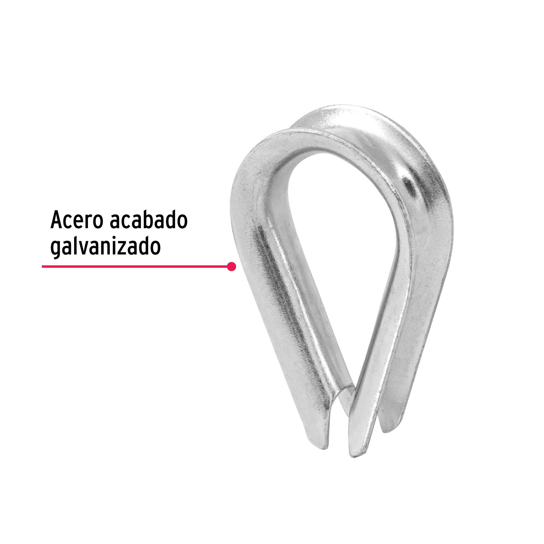 Bolsa con 5 guardacabos para cable de acero de 3/8', Fiero GC-3/8 49913 MM00