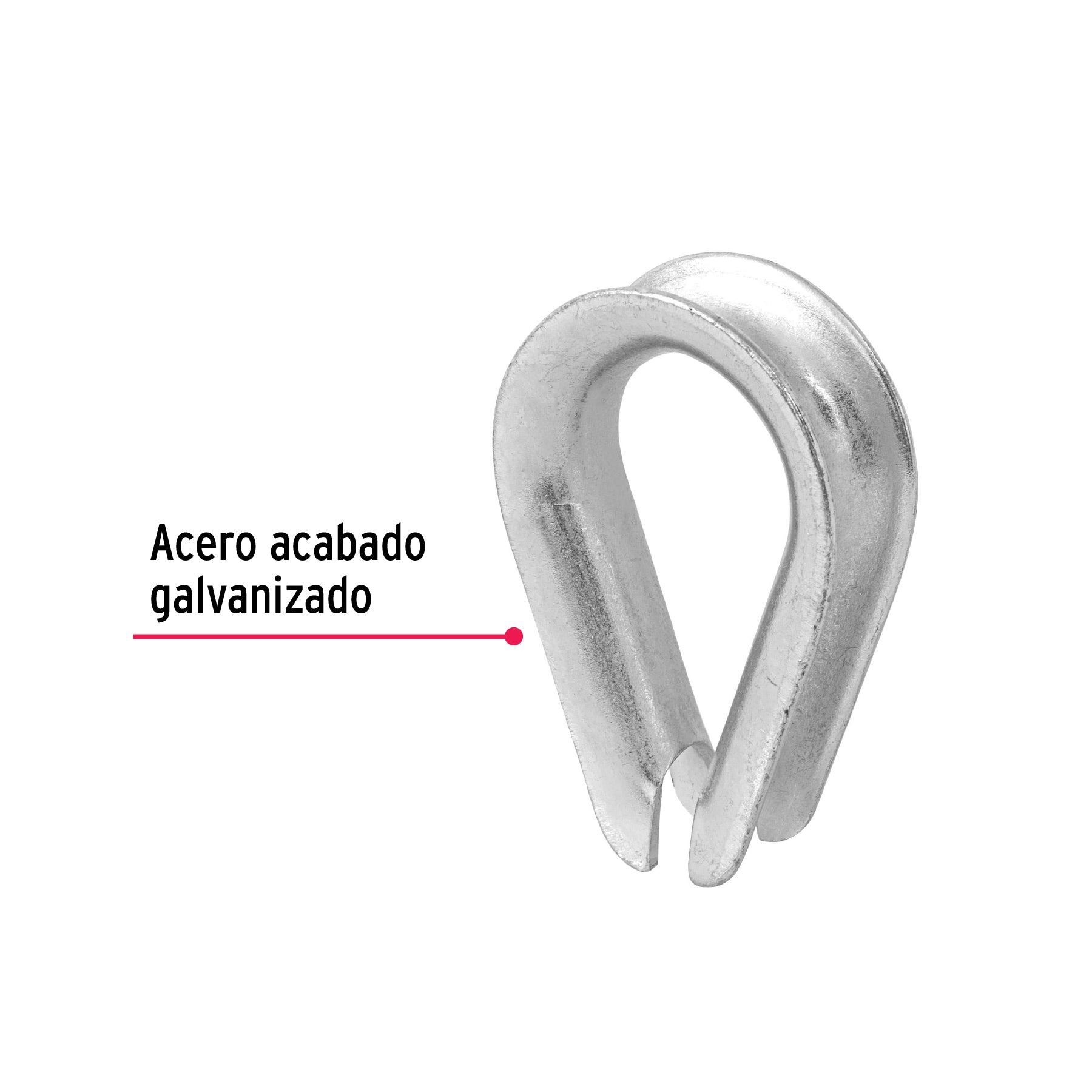 Bolsa con 5 guardacabos para cable de acero de 5/8', Fiero GC-5/8 49919 MM00