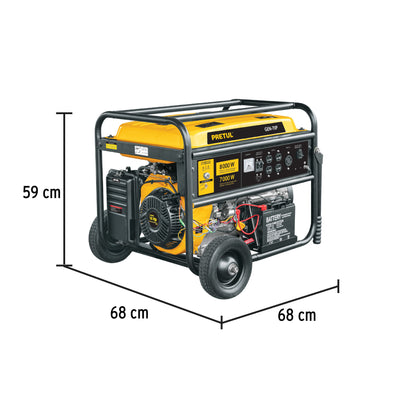 Generador portátil 8 kW motor a gasolina, Pretul GEN-70P 26036 MM1