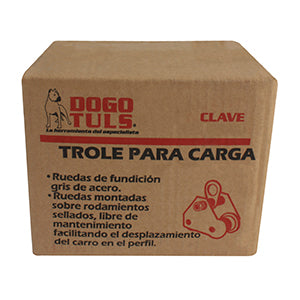 TROLE PARA CARGA CAPACIDAD DE 3000KG, COLOR ROJO, REFORZADO, MODELO D1