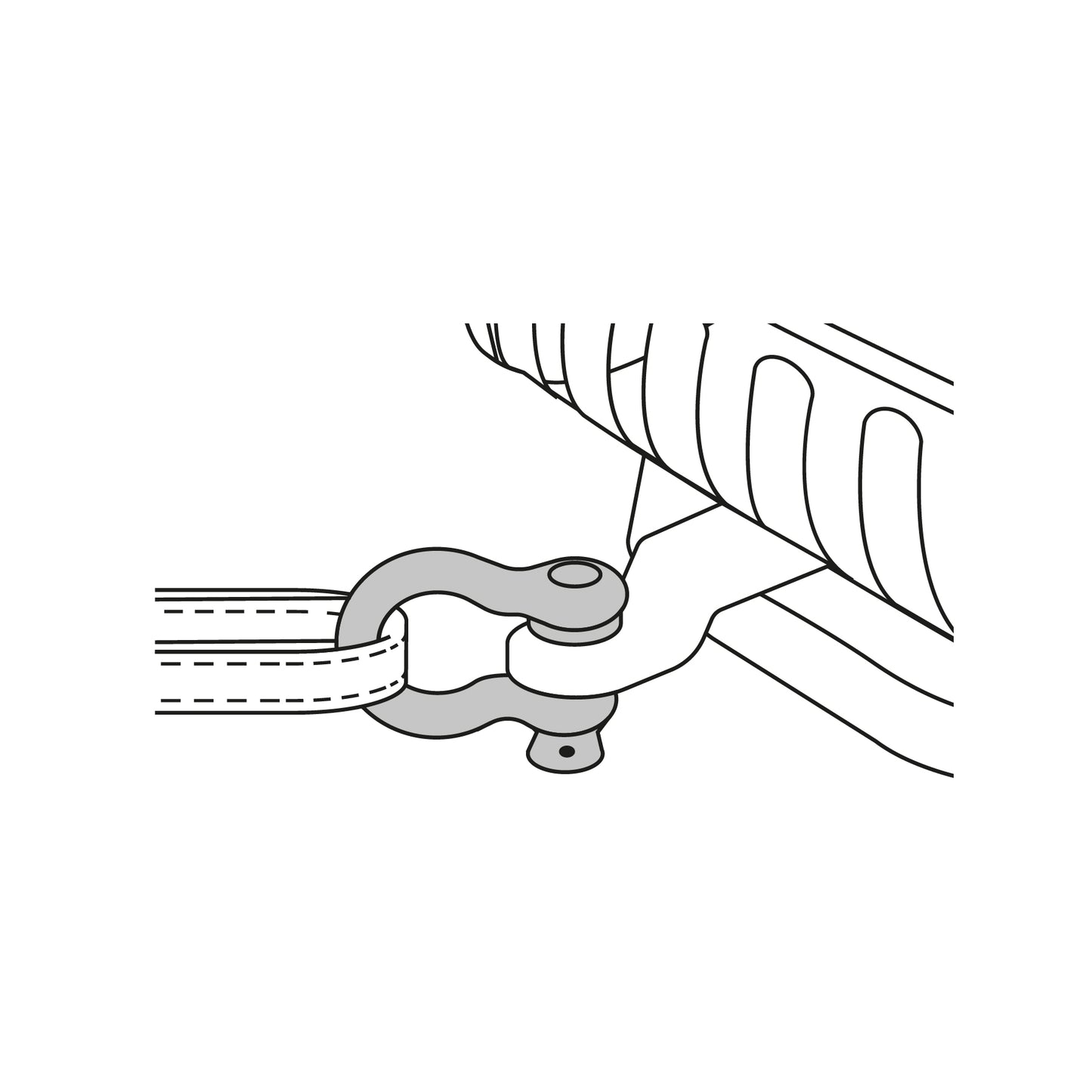 Grillete de acero forjado 1-1/2', Fiero GRI-1-1/2 44979 MM00