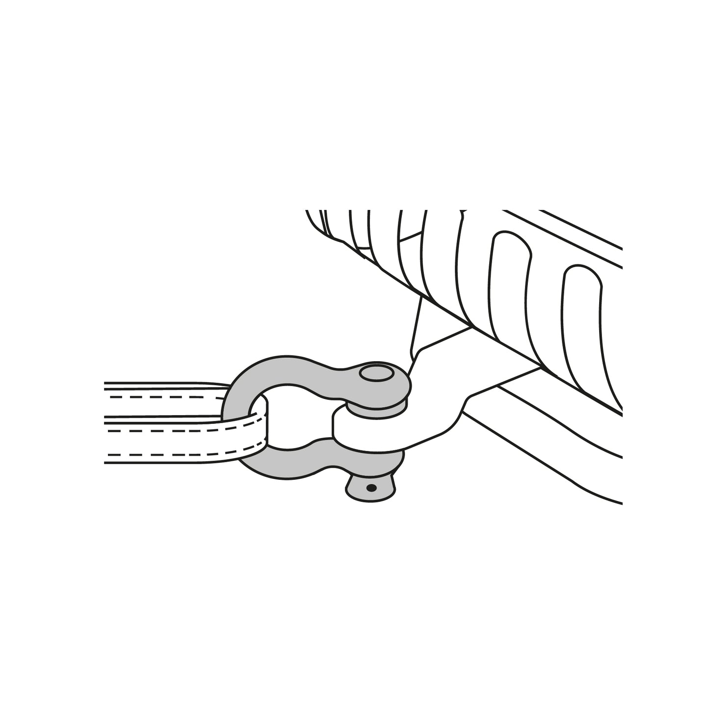 Grillete de acero forjado 1', Fiero GRI-1 44975 MM00