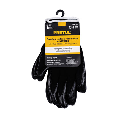 Guantes de nylon recubiertos de nitrilo, CH, Pretul GU-121P 20026 MM00