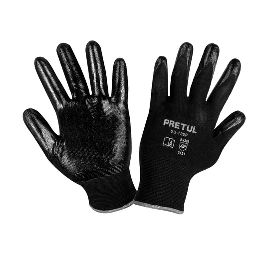 Guantes de nylon recubiertos de nitrilo, G, Pretul GU-123P 20028 MM00